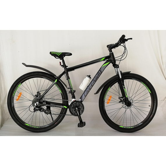 Горный велосипед Greenway Tracker  27.5''х17.5"  с оригинальными запчастями Shimano