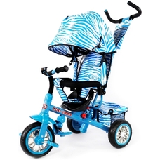 Велосипед триколісний TILLY ZOO-TRIKE BT-CT-0005 ТЕМНО-БЛАКИТНИЙ /1/