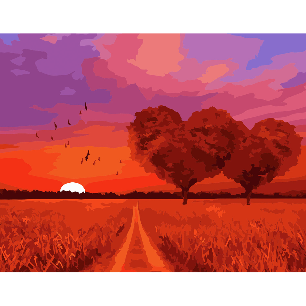 Фото, Відеоогляди картина за номерами strateg преміум дерева-серця з лаком розміром 40х50 см va-3680