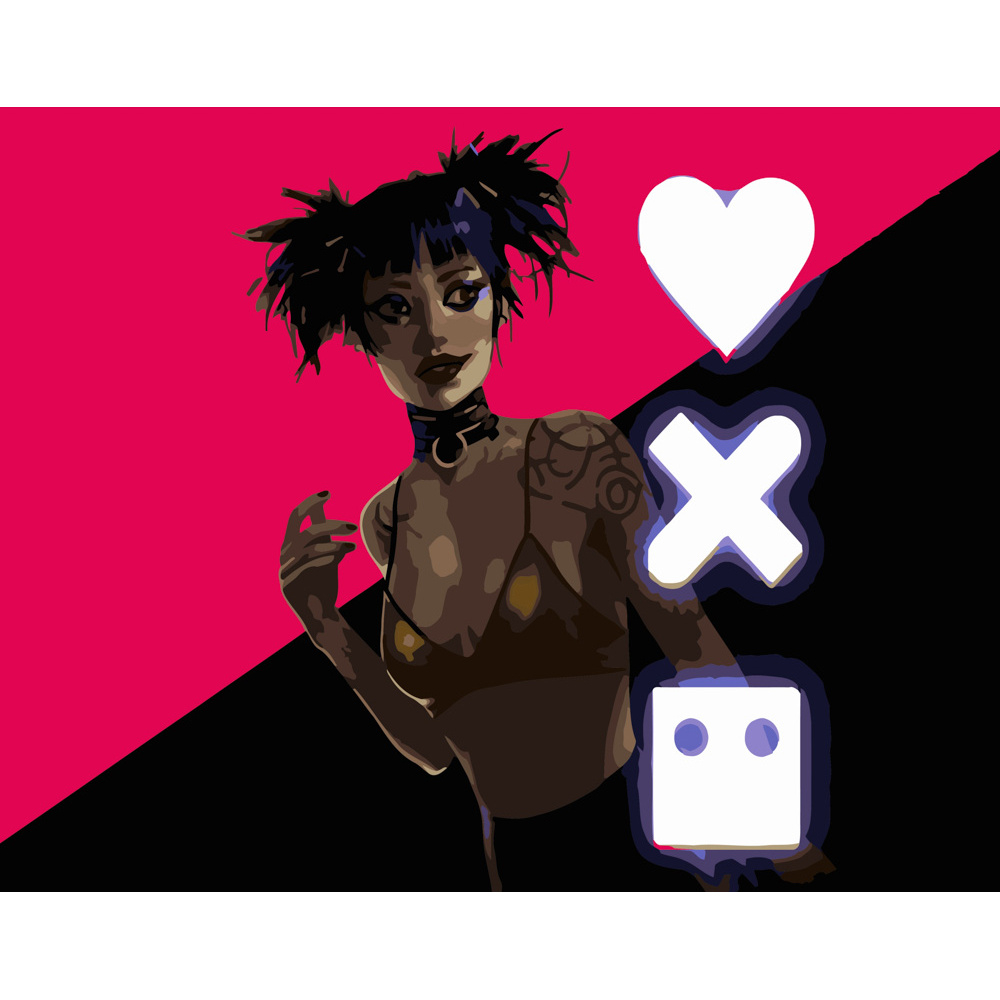 Фото, Видеообзоры картина за номерами strateg преміум рожево-чорна лора розміром 40х50 см (dy150)