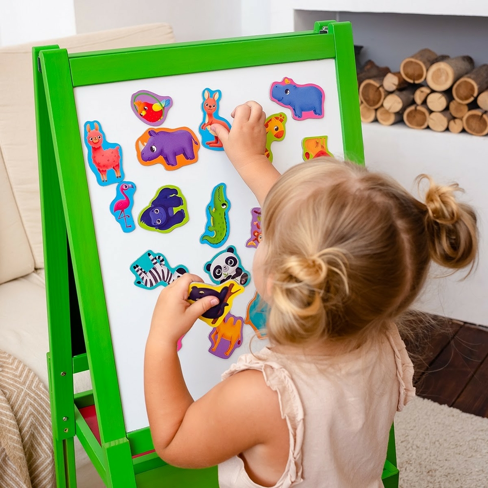 Фото, Видеообзоры набір магнітів «зоопарк» vt3106-25