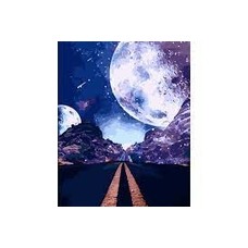 Картина 663 Дорога серед планет 40*50см