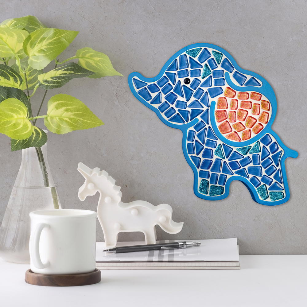 Фото, Видеообзоры набір для творчості скляна мозаїка «слоник» для дітей mosaaro ma7000