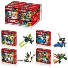 Конструктор L+B NINJAGO LB516-1 (36уп по 8шт/2) 4 вида, в боксе 37*17*14см