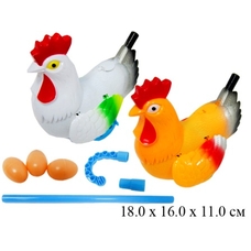 Каталочки курочка 1635 (1159096) (96шт / 2) на паличці, в пакеті 40 * 18 * 10см