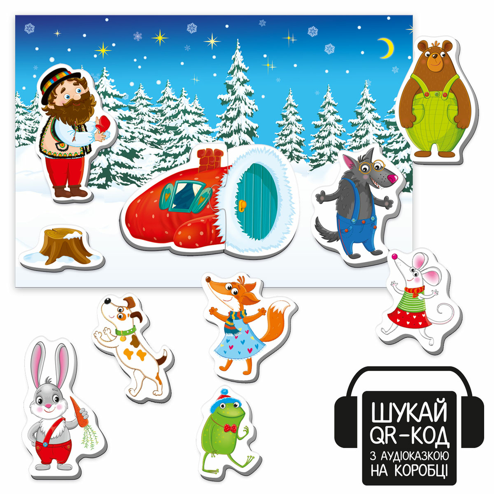 Фото, Видеообзоры гра розвиваюча vladi toys магнітний театр з аудіоказкою казкові голоси "рукавичка" vt3206-37