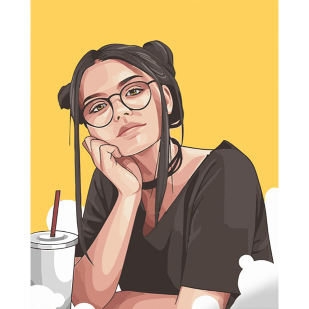 Фото, Відеоогляди картина за номерами strateg преміум перерва на каву розміром 40х50 см (gs644)