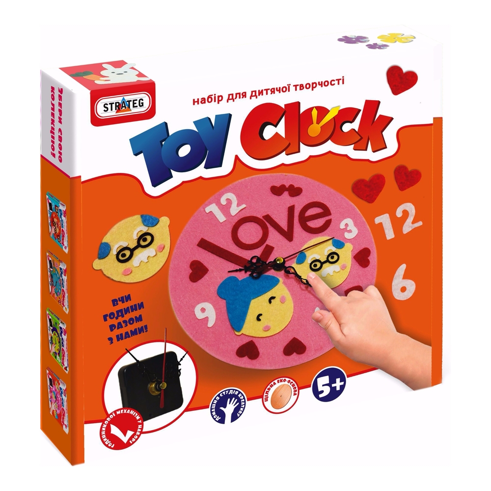 Фото, Видеообзоры набір для творчості strateg toy clock любовь українською мовою (16)