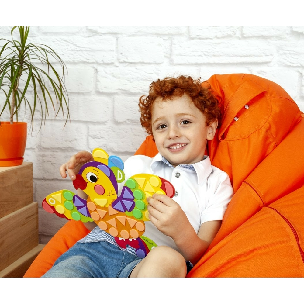 Фото, Видеообзоры набір для творчості м'яка мозаїка фігурна «тукан» vladi toys vt4511-02