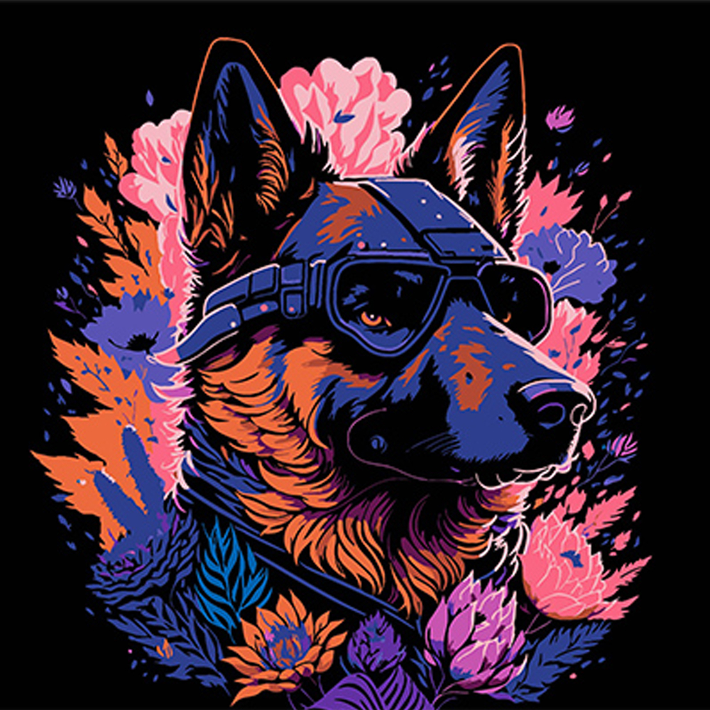 Фото, Видеообзоры картина за номерами strateg преміум вірний хранитель на чорному фоні розміром 30х30 см (sh3030-13)