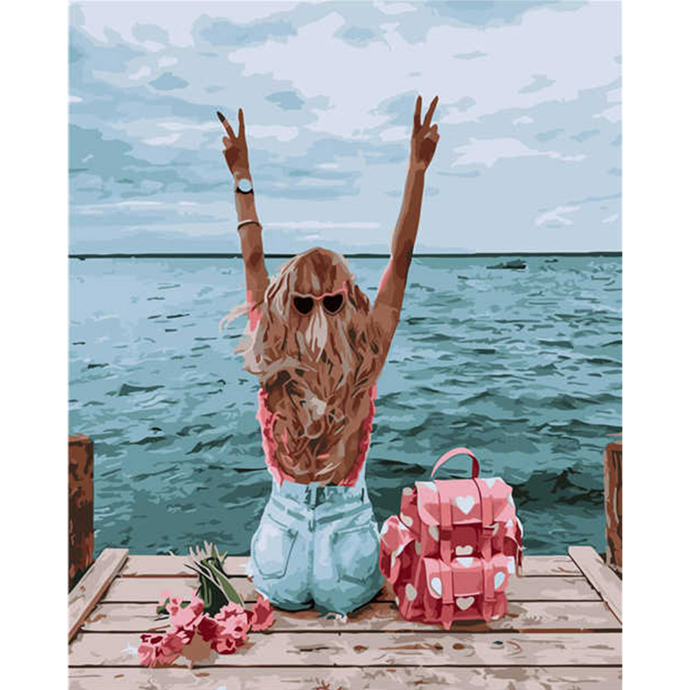 Фото, Відеоогляди картина за номерами strateg преміум свобода з лаком розміром 40х50 см va-2963