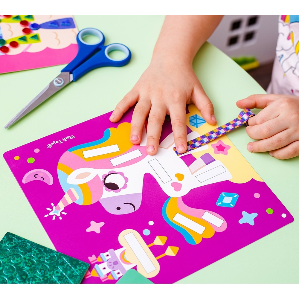 Фото, Видеообзоры набір для творчості "creative box. єдиноріг" vladi toys vt4433-07