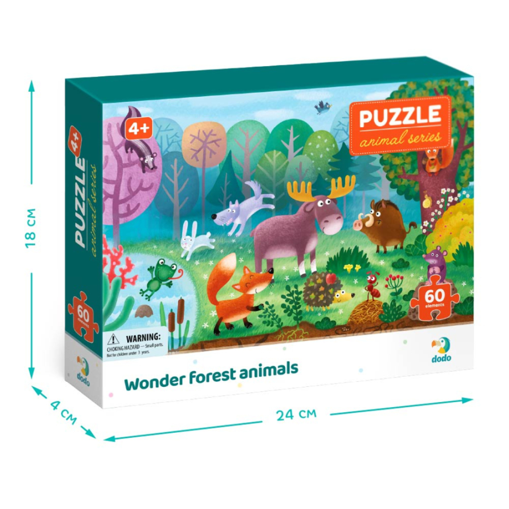 Фото, Відеоогляди пазл dodo диво-звірі у лісі