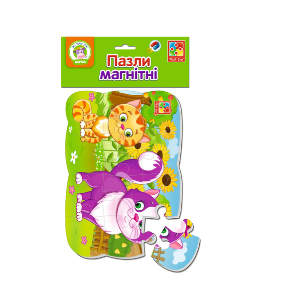 Пазли на магніті А5 "Котики" VT3205-73