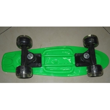 Скейт 5822-6(12шт)металл.крепления,колёса PVC свет 5см, 42*12,5 см,6 цветов