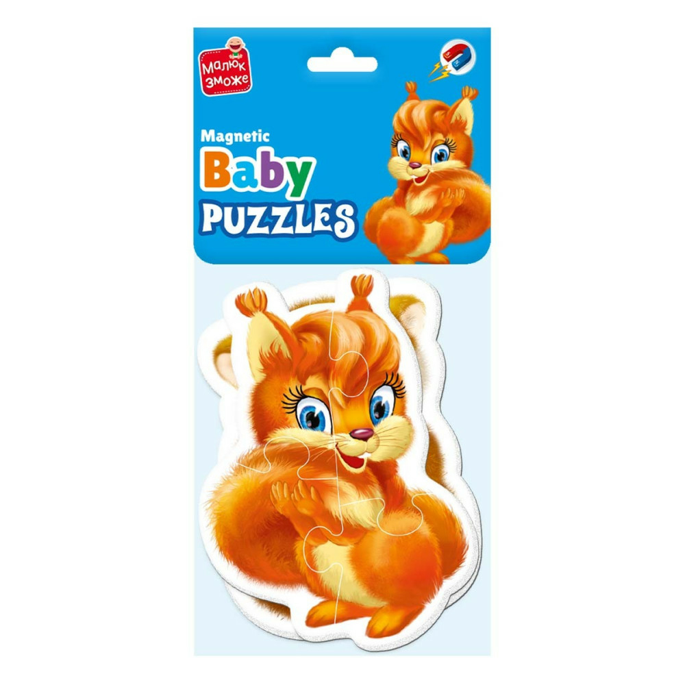 Фото, Видеообзоры гра розвиваюча vladi toys магнітні бейбі пазли «пухнастики» vt3208-18