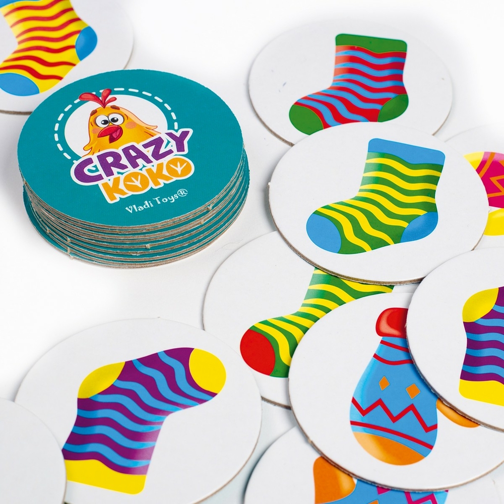 Фото, Видеообзоры гра настільна vladi toys розважальна crazy koko «шкарпетки-рукавички» vt8025-05