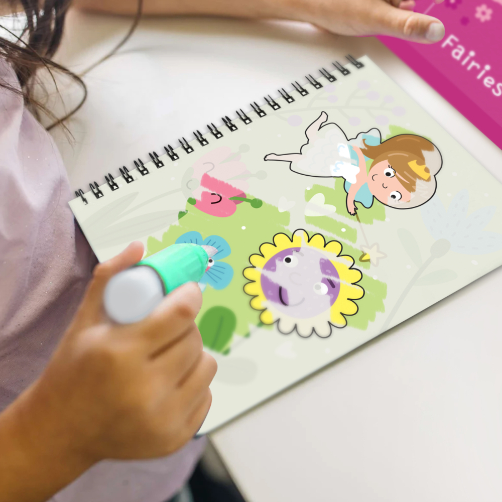 Фото, Видеообзоры набір водних розмальовок dodo феї