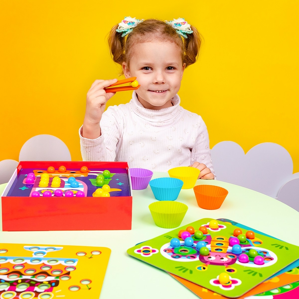 Фото, Видеообзоры мозаїка з дерев'яними кульками «доповни картинку» zb2002-08