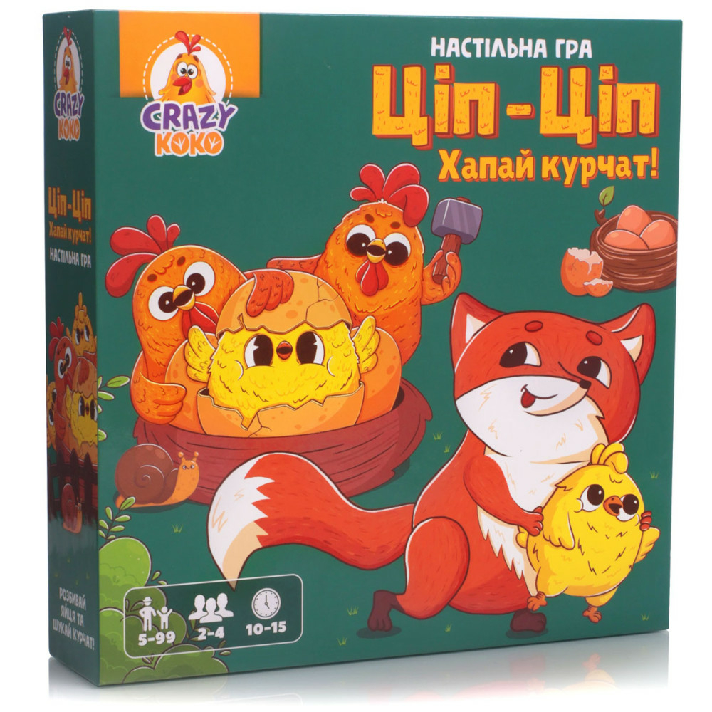 Фото, Видеообзоры гра настільна vladi toys розважальна. ціп-ціп хапай курчат! vt8055-42