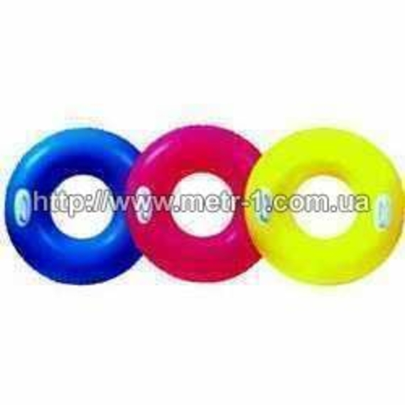 Круг 59258 (24шт) однотонный с ручками 76 см