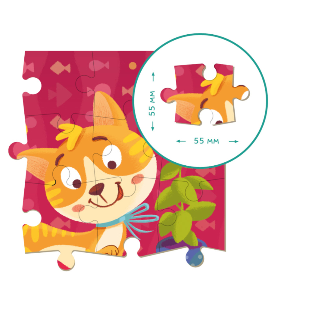 Фото, Видеообзоры пазл dodo кошеня