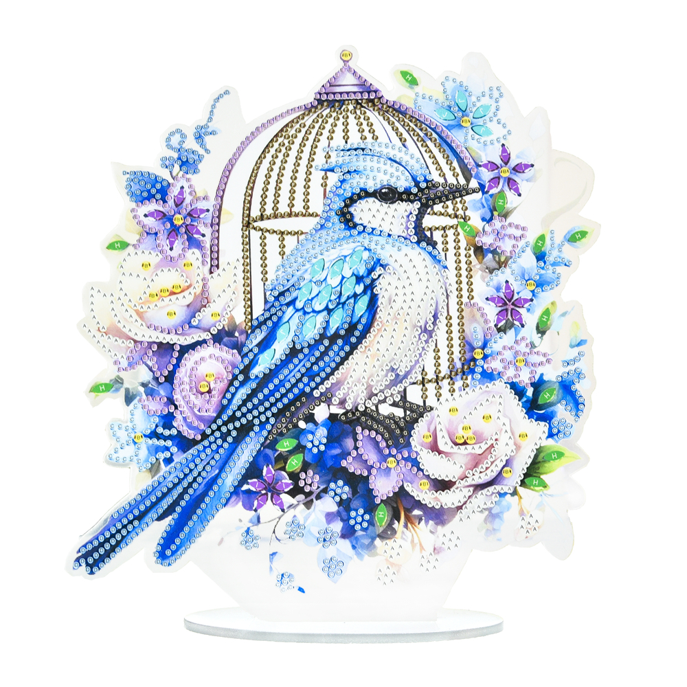 Фото, Видеообзоры алмазна мозаїка strateg преміум вільний політ на підставці розміром 25х25 см (yklz15277)