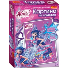 4748-20 Картинка з паєток.Муза 