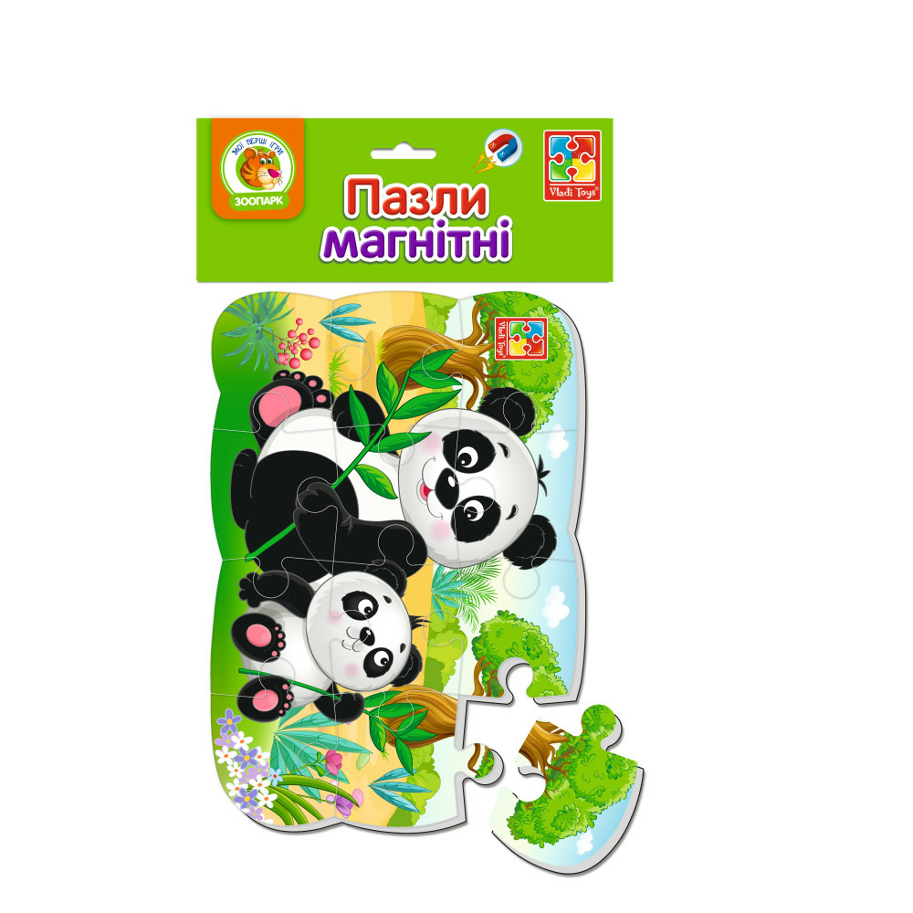 Фото, Видеообзоры пазли на магнітіа5 "пандочки" vt3205-80