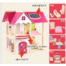 Дерев'яний ляльковий будинок