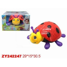 Муз.божья корівка 0813-5 (24шт / 2) батар., В кор. 31 * 28,5 * 15см