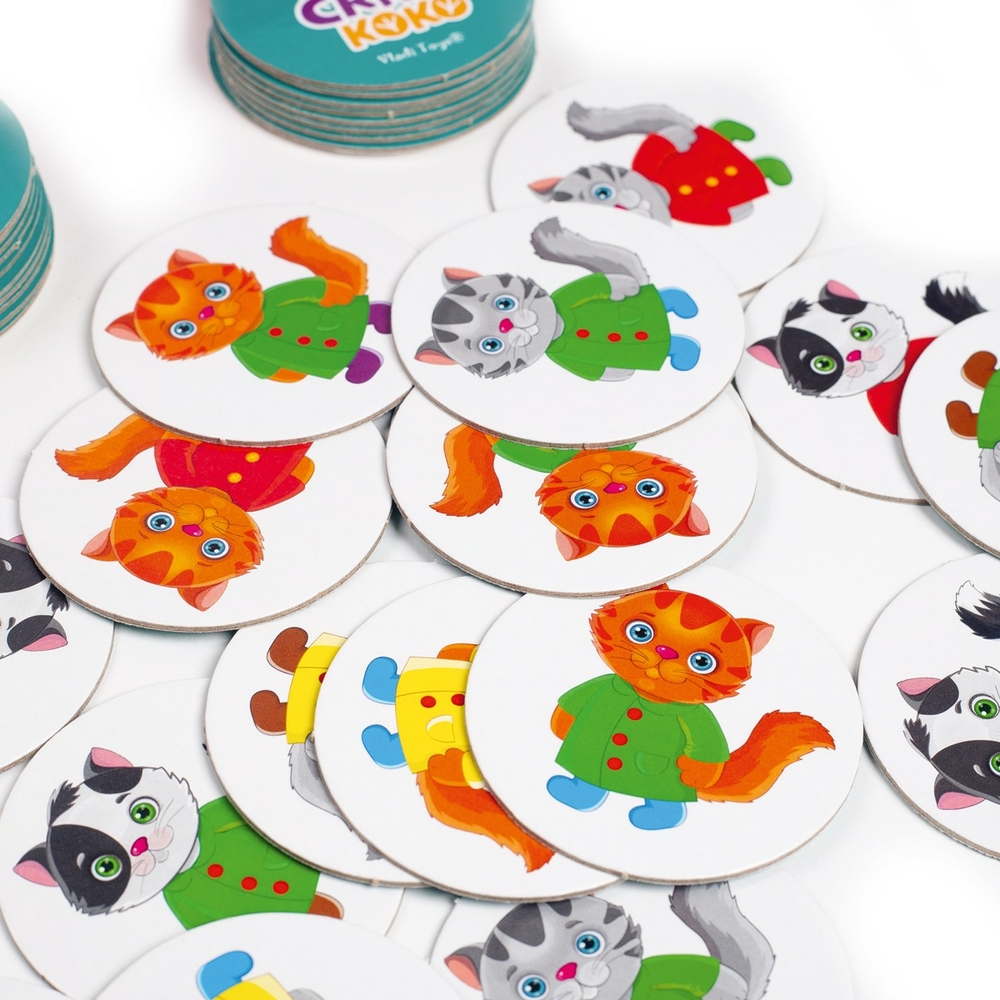 Фото, Відеоогляди гра настільна vladi toys розважальна crazy koko «скажи «мяу!» vt8025-07