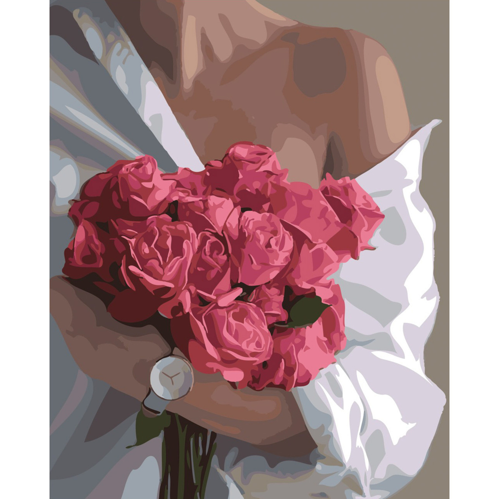 Фото, Видеообзоры картина за номерами strateg преміум найкращий ранок з лаком розміром 40х50 см sy6514