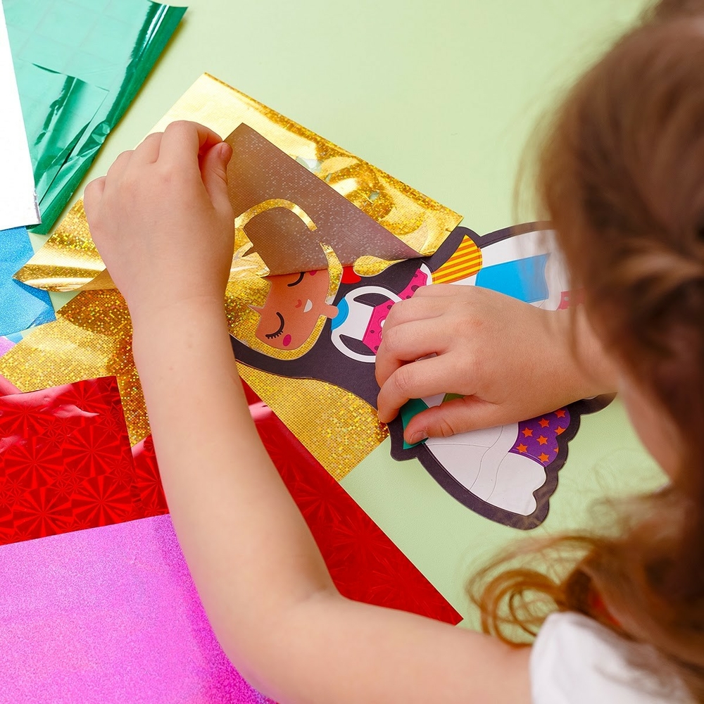 Фото, Видеообзоры набір для творчості з фольгою «foil craft. принцеса» vladi toys vt4433-11