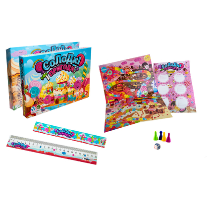 Фото, Видеообзоры настільна гра strateg солодкі пригоди українською мовою (30504)