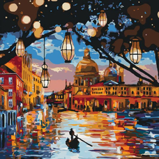 Картина по номерам 40*40см дороща