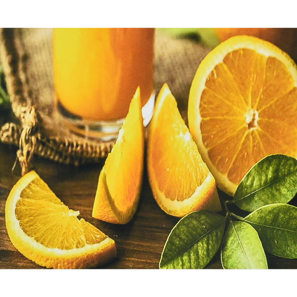 Фото, Відеоогляди алмазна мозаїка strateg преміум соковитий апельсин розміром 30х40 см (heg88153)