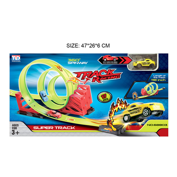 Трек 68803 (36шт/2) 1 машинка, в коробке 48*26*6см