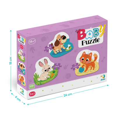 Фото, Видеообзоры пазл 3в1 dodo домашні тварини