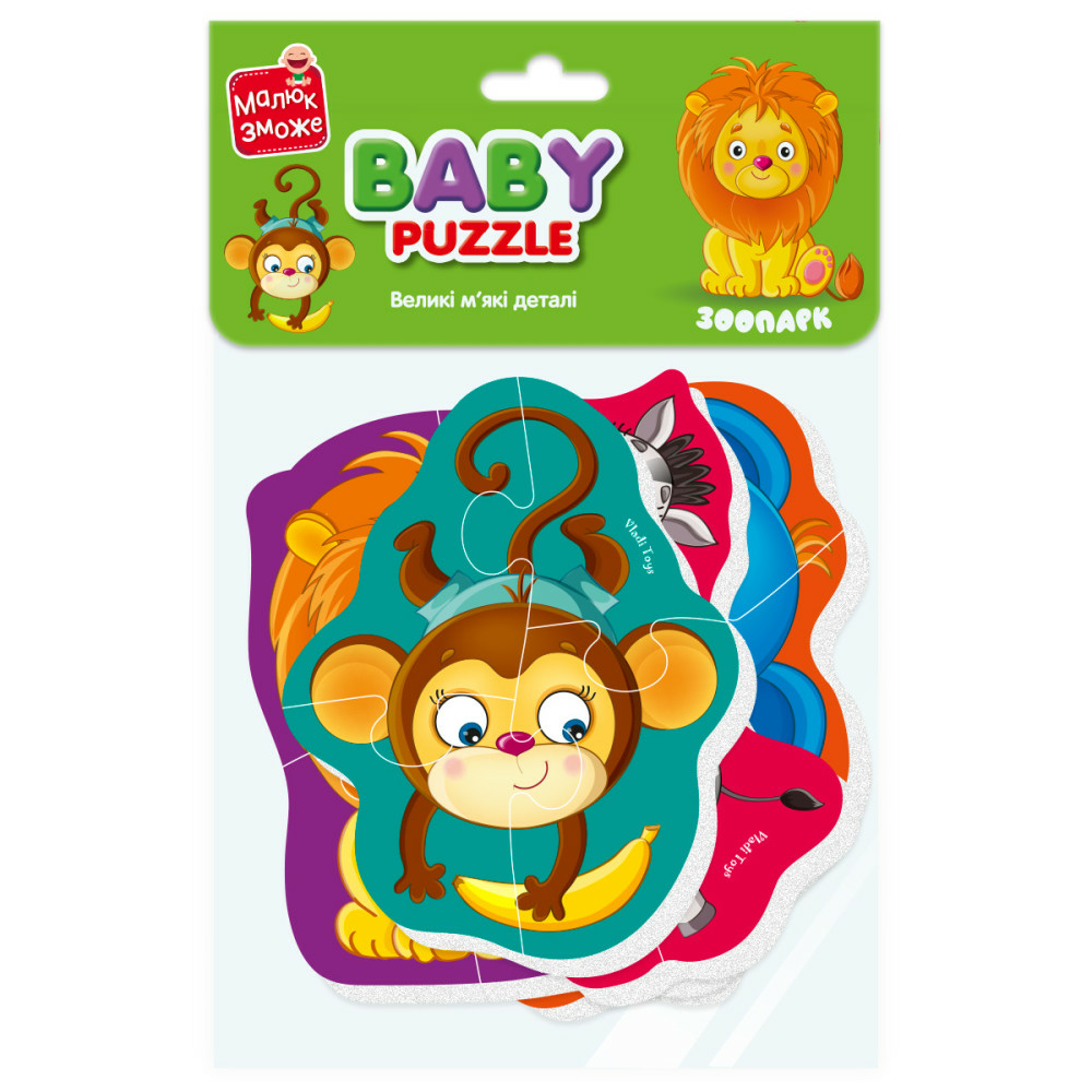 Фото, Видеообзоры бебі пазли «дитинчата. зоопарк» vt1106-88