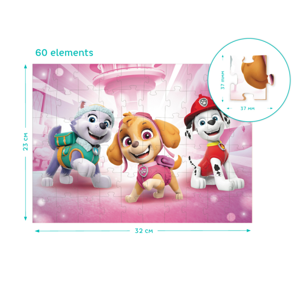 Фото, Відеоогляди набір пазлів на 60 елементів dodo paw patrol