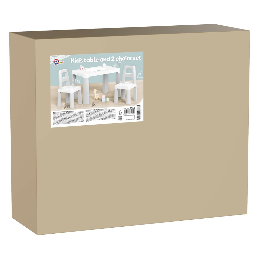 Фото, Видеообзоры дитячий стіл з двома стільцями техноk, арт.0150