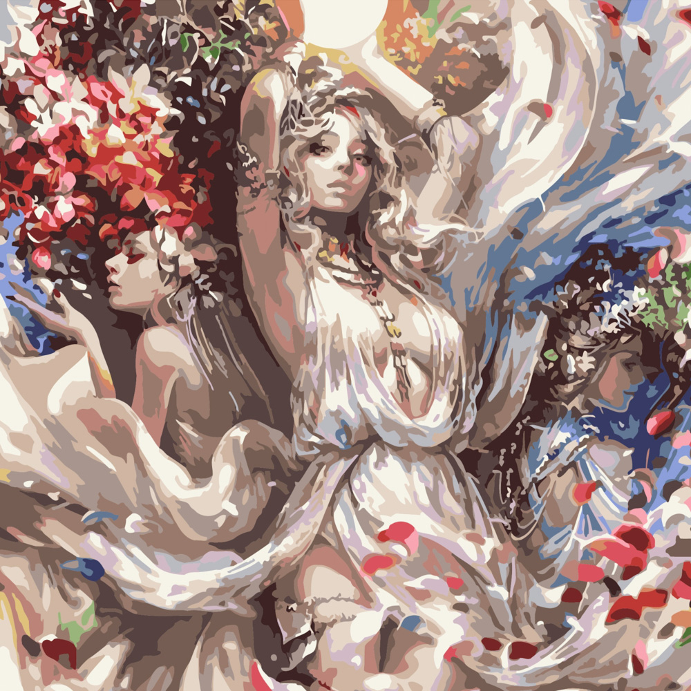 Фото, Видеообзоры картина за номерами strateg преміум богині природи розміром 40х40 см (sk030)