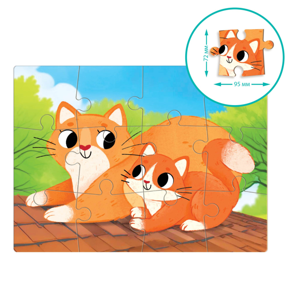 Фото, Відеоогляди пазл dodo завжди разом котики