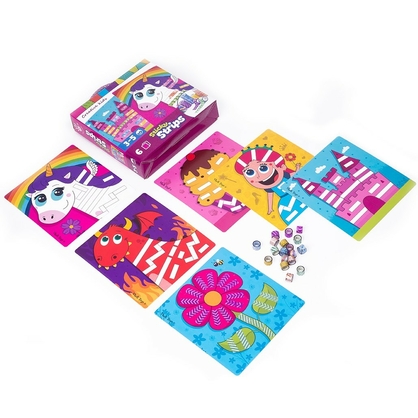 Фото, Видеообзоры набір для творчості з декоративним скотчем «sticky strips. єдиноріг» vladi toys vt4433-03