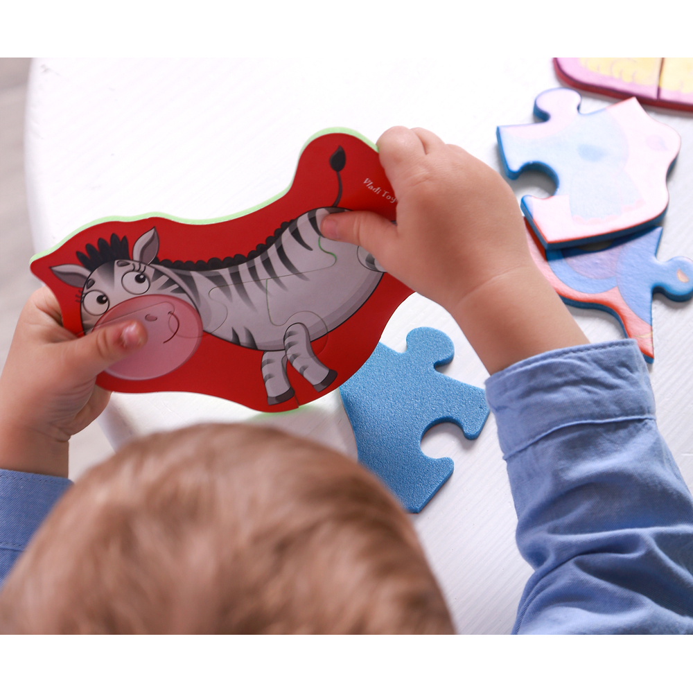 Фото, Видеообзоры бебі пазли «дитинчата. зоопарк» vt1106-88