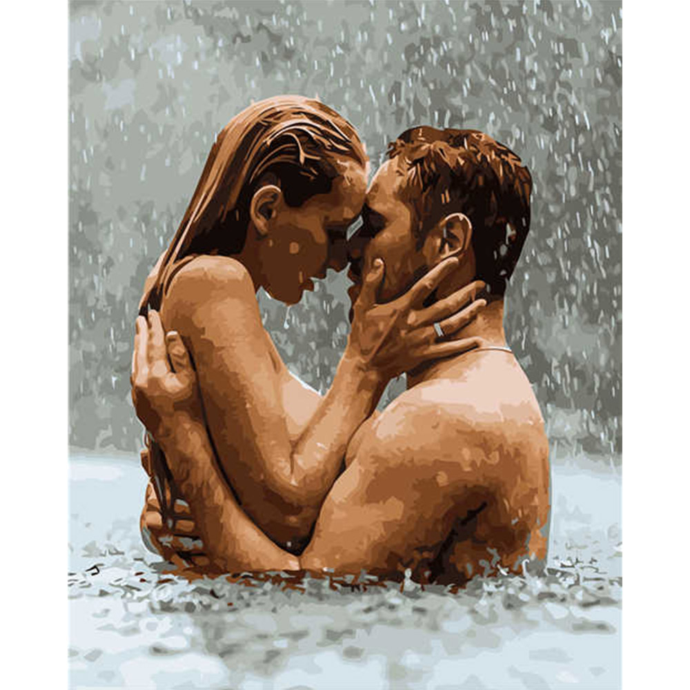 Фото, Відеоогляди картина за номерами strateg преміум пристрасть у воді з лаком розміром 40х50 см va-2893