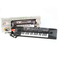 Піаніно MQ-007FM (18шт / 2) мережу, 37клав., FM Radio, ціфр.діспл, 16тонн / 10рітм, мікрофон, в кор.
