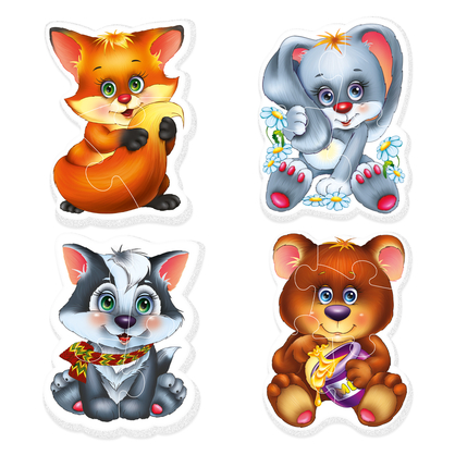 Фото, Видеообзоры бебі пазли «лісові мешканці» vt1106-79