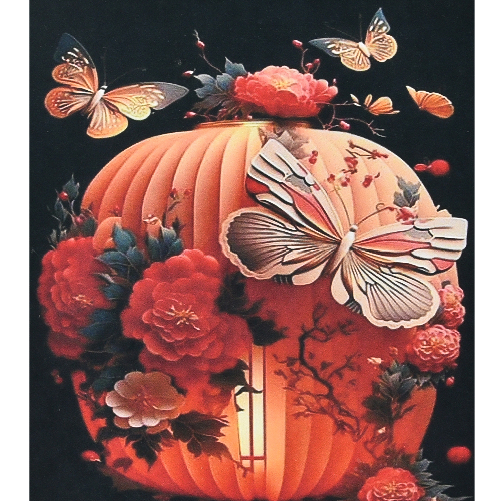 Фото, Видеообзоры алмазна мозаїка strateg преміум японський ліхтар розміром 30х40 см (heg88126)